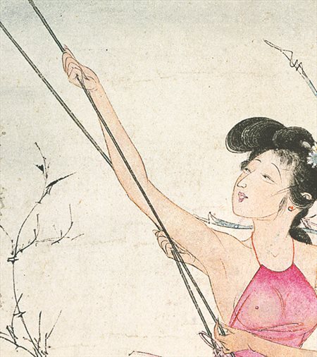 苍山-胡也佛的仕女画和最知名的金瓶梅秘戏图